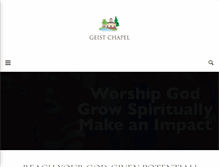 Tablet Screenshot of geistchapel.org